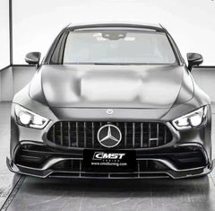 Mercedes Benz AMG GT 4 Door GT53 GT43 GT50 X290 2019-ON with Aftermarket Parts - Front Lip Splitter Carbon Fiber / FRP from CMST Tuning
