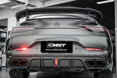 Mercedes Benz AMG GT 4 Door GT63 GT63s GT53 GT43 GT50 X290 2019-ON with Aftermarket Parts - Carbon Fiber & FRP Rear Wing from CMST Tuning