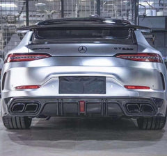 Mercedes Benz AMG GT 4 Door GT53 GT43 GT50 X290 2019-ON with Aftermarket Parts - Rear Diffuser & Exhaust Tips Carbon Fiber / FRP from CMST Tuning
