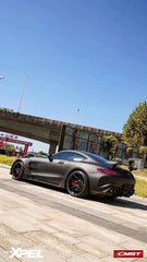 Mercedes Benz AMG GT GTS C190 2016-2021 with Aftermarket Parts - Black Series Style Rear Wheel Arch Trim Carbon Fiber / FRP from CMST Tuning