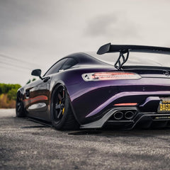 Mercedes Benz AMG GT Base GTS GTC C190 2016 2017 2018 2019 2020 2021 with Aftermarket Parts - V2 Rear Wing Carbon Fiber / FRP from CMST Tuning