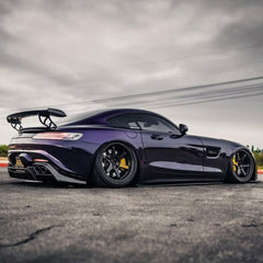 Mercedes Benz AMG GT Base GTS GTC C190 2016 2017 2018 2019 2020 2021 with Aftermarket Parts - V2 Rear Wing Carbon Fiber / FRP from CMST Tuning