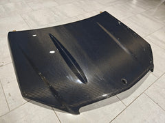 Mercedes Benz C-Class C300 C280 W204 Pre-Facelift 2007 2008 2009 2010 2011 with Aftermarket Parts - Hood Carbon Fiber from CMST Tuning