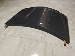 Mercedes Benz C-Class C300 C280 W204 Pre-Facelift 2007 2008 2009 2010 2011 with Aftermarket Parts - Hood Carbon Fiber from CMST Tuning