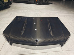 Mercedes Benz C-Class C300 C280 W204 Pre-Facelift 2007 2008 2009 2010 2011 with Aftermarket Parts - Hood Carbon Fiber from CMST Tuning