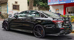 Mercedes Benz E-Class E63S E63 E53 E43 AMG E550 E450 E400 E350 E300 W213 2017 2018 2019 2020 2021 2022 2023 with Aftermarket Parts -  Rear Duck Bill Tail Spoiler Pre-preg Carbon Fiber/FRP from CMST Tuning