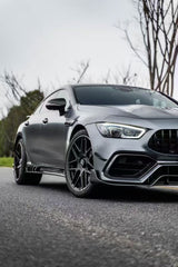 Mercedes Benz AMG GT 4 Door GT63 GT63s GT53 GT43 GT50 X290 2019 2020 2021 2022 2023 2024 with Aftermarket Parts - Front Bumper Set Carbon Fiber / FRP from CMST Tuning