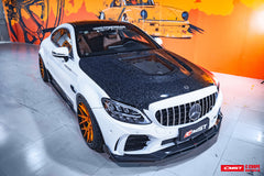 Mercedes Benz C-Class C43 AMG C300 W205 2016-2022 Coupe Convertible (suitable for both pre-facelift and facelift) with Aftermarket Parts - Side Skirts Carbon Fiber / FRP from CMST Tuning