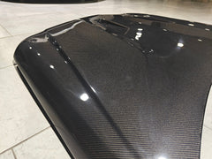 Mercedes Benz W204 C63 AMG Facelift 2012 2013 2014 with Aftermarket Parts - Hood Carbon Fiber from CMST Tuning