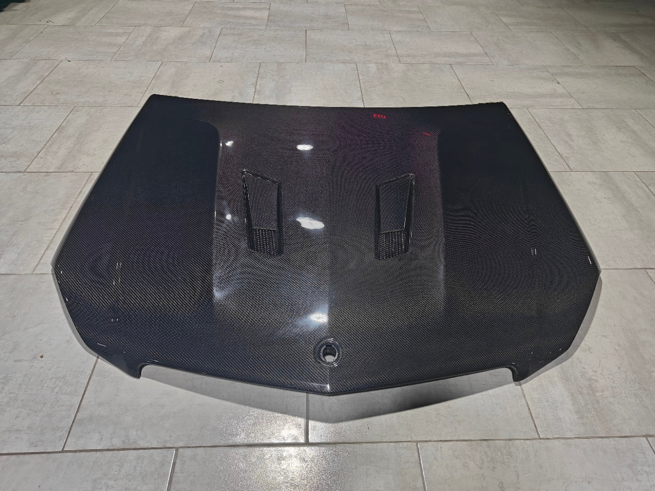Mercedes Benz W204 C63 AMG Facelift 2012 2013 2014 with Aftermarket Parts - Hood Carbon Fiber from CMST Tuning