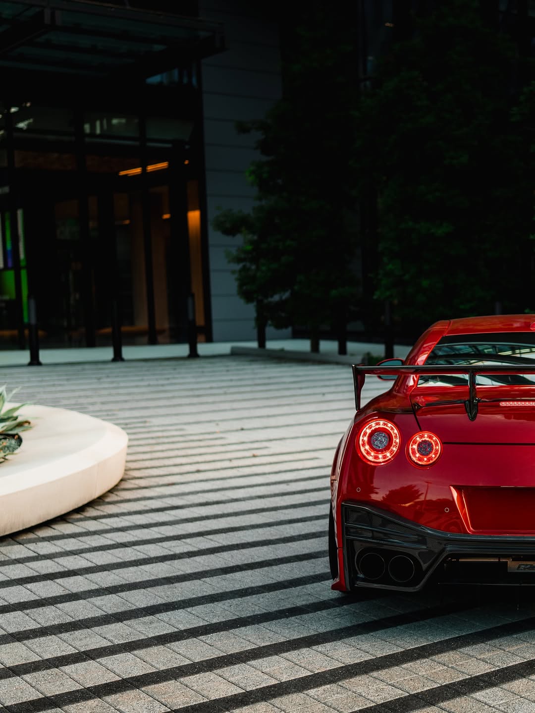 Nissan GTR Nismo T-Spec Black Edition Track Edition Premium Pure 2008 2009 2010 2011 2012 2013 2014 2015 2016 2017 2018 2019 2020 2021 2022 2023 (2017+ rear bumper is required for 2008 2009 2010 2011 2012 2013 2014 2015 2016 model year) with Aftermarket Parts - Nismo Style Rear Bumper & Diffuser Carbon Fiber / FRP / PP from CMST Tuning
