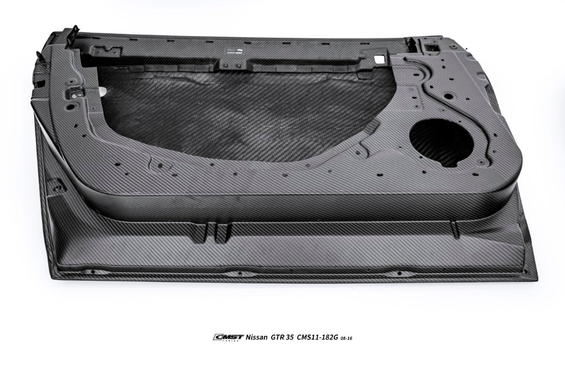 Nissan GTR R35 CBA DBA EBA 2008 2009 2010 2011 2012 2013 2014 2015 2016 with Aftermarket Parts - Doors Dry Pre-preg Carbon Fiber from CMST Tuning