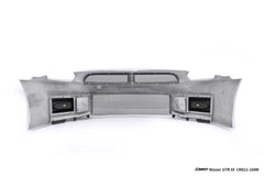Nissan GTR R35 CBA DBA EBA 2008 2009 2010 2011 2012 2013 2014 2015 2016 2017 2018 2019 2020 2021 2022 2023 2024 (for installation on 2008-2016 vehicles, 2017-2024 hood is recommended) with Aftermarket Parts - 2024 NISMO Style Front Bumper &amp; Lip & Undertray Carbon Fiber / FRP from CMST Tuning