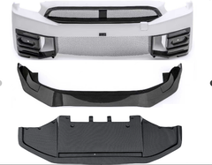 Nissan GTR R35 CBA DBA EBA 2008 2009 2010 2011 2012 2013 2014 2015 2016 2017 2018 2019 2020 2021 2022 2023 2024 (for installation on 2008-2016 vehicles, 2017-2024 hood is recommended) with Aftermarket Parts - 2024 NISMO Style Front Bumper &amp; Lip & Undertray Carbon Fiber / FRP from CMST Tuning