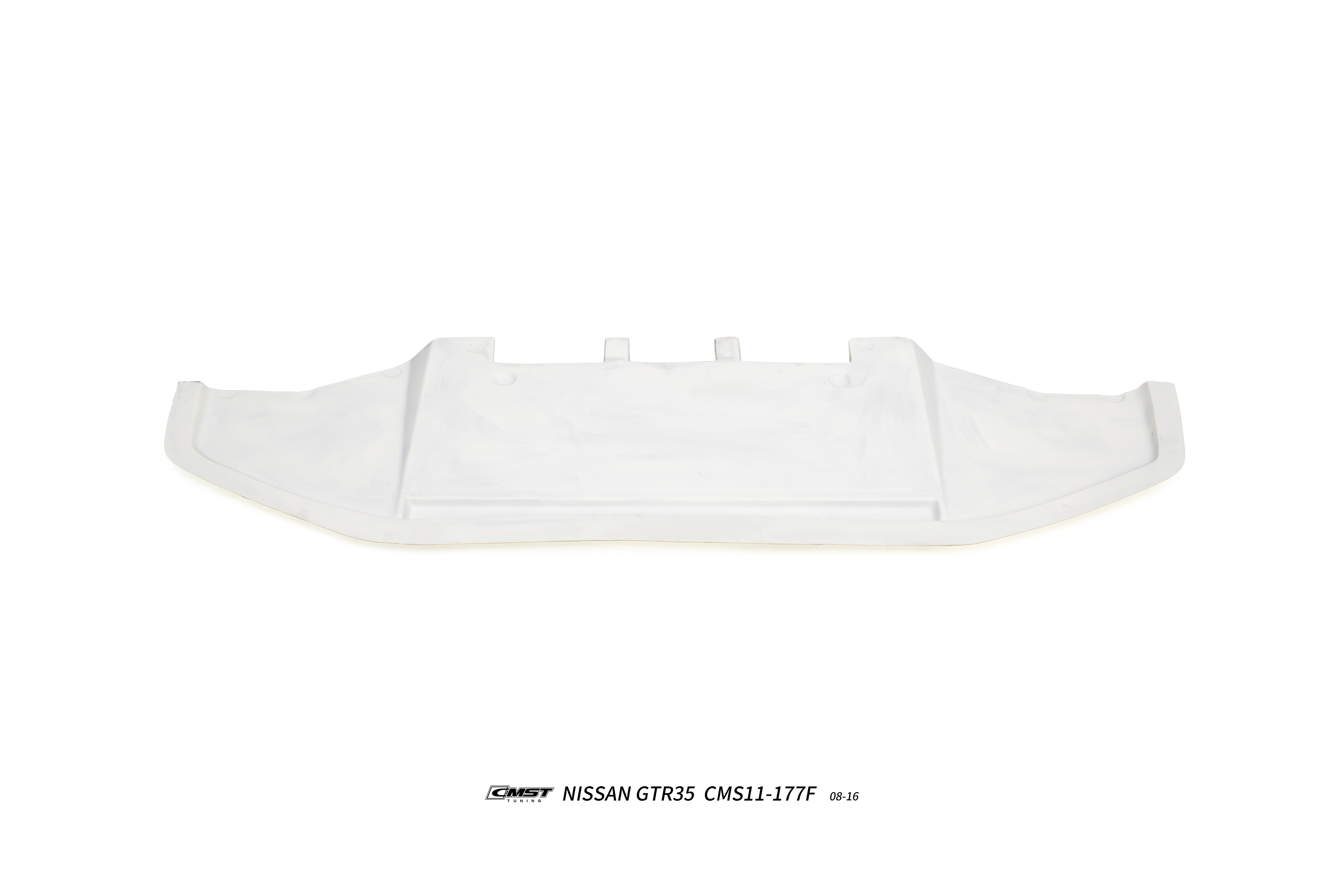 Nissan GTR R35 CBA DBA EBA 2008 2009 2010 2011 2012 2013 2014 2015 2016 2017 2018 2019 2020 2021 2022 2023 2024 (for installation on 2017-2024 vehicles, 2008-2016 hood is recommended) with Aftermarket Parts - HORIZON Front Bumper & Undertray Carbon Fiber / FRP from CMST Tuning