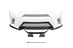 Nissan GTR R35 CBA DBA EBA 2008 2009 2010 2011 2012 2013 2014 2015 2016 2017 2018 2019 2020 2021 2022 2023 2024 (for installation on 2017-2024 vehicles, 2008-2016 hood is recommended) with Aftermarket Parts - HORIZON Front Bumper & Undertray Carbon Fiber / FRP from CMST Tuning