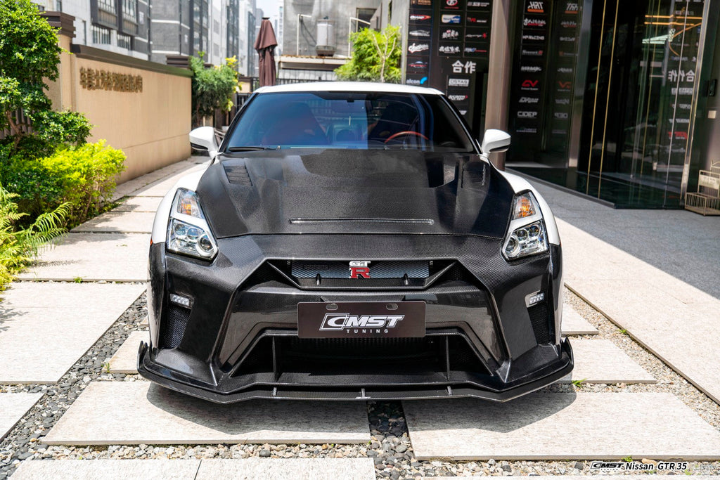 Nissan GTR R35 CBA DBA EBA Aftermarket Parts - CMST Tuning Front Lip ...