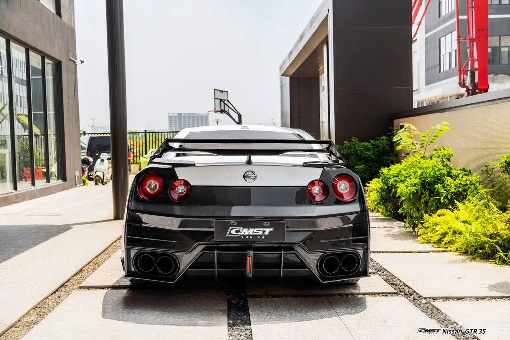 Nissan GTR R35 Aftermarket Parts - CMST Tuning Bumper & Diffuser ...