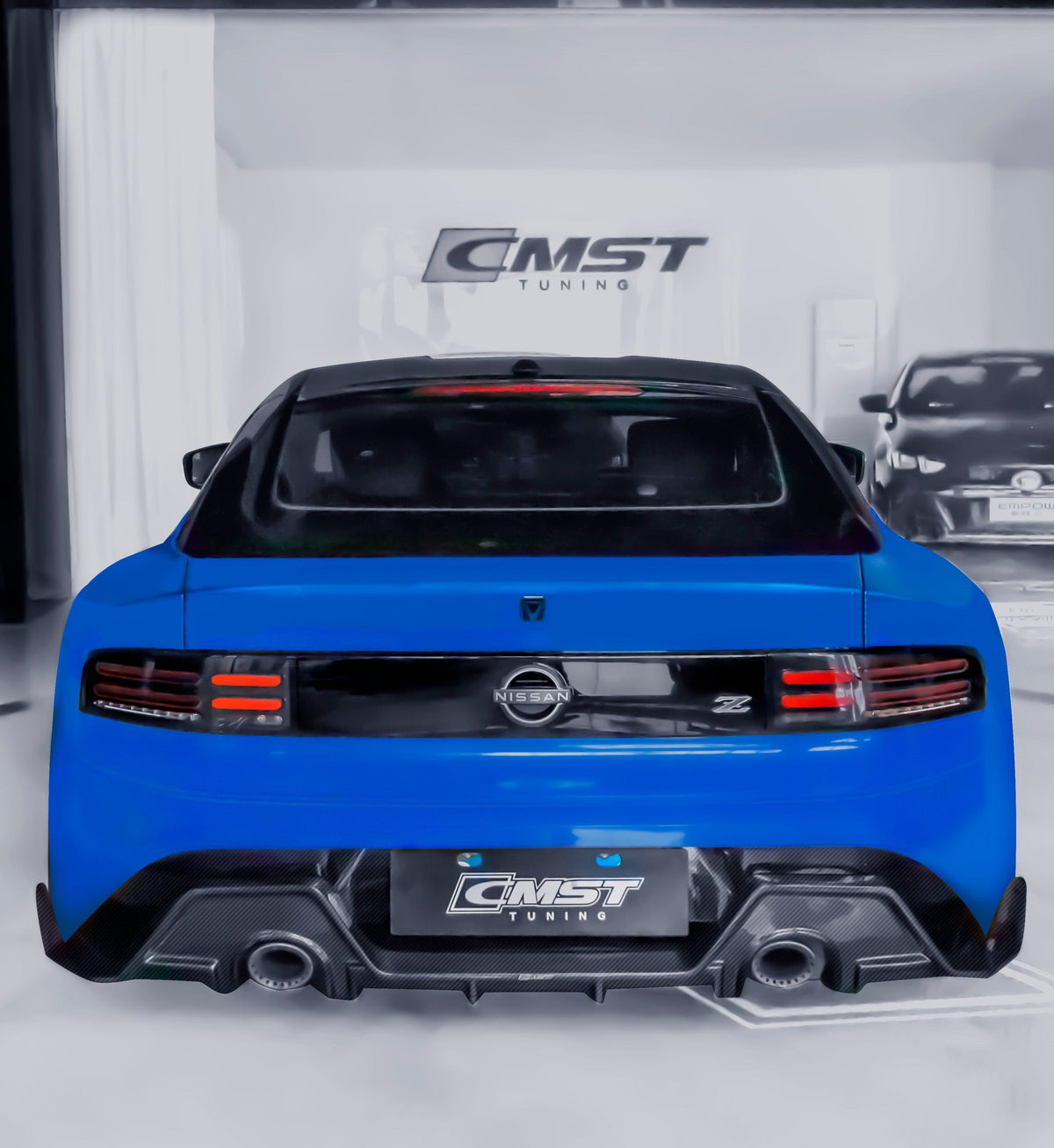 Nissan Z 400Z Nismo Proto Performance Sport RZ34 2023 2024 with Aftermarket Parts - Rear Diffuser Carbon Fiber / FRP from CMST Tuning