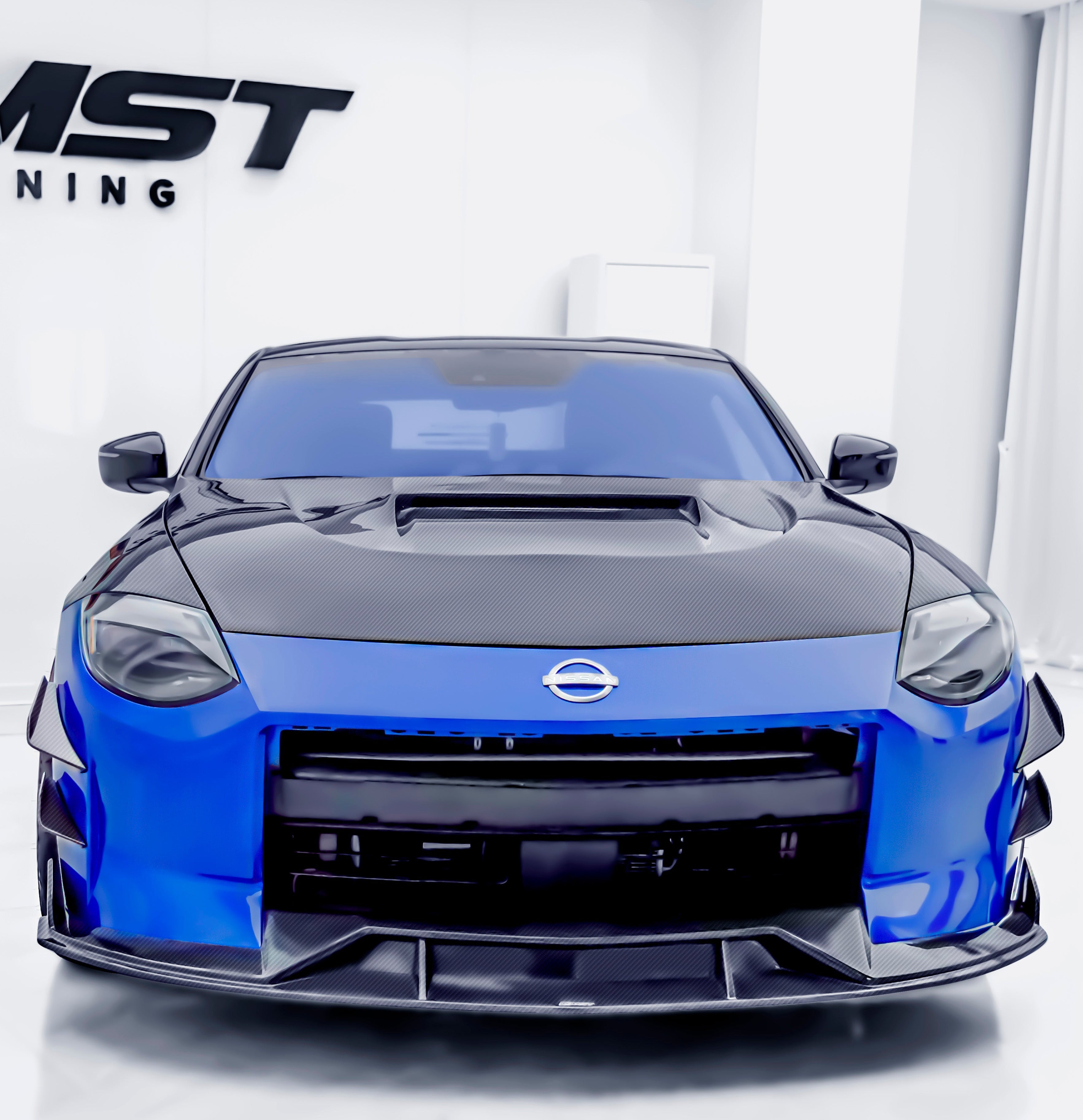 Nissan Z 400Z Nismo Proto Performance Sport RZ34 2023 2024 with Aftermarket Parts - Front Lip Splitter Carbon Fiber / FRP from CMST Tuning