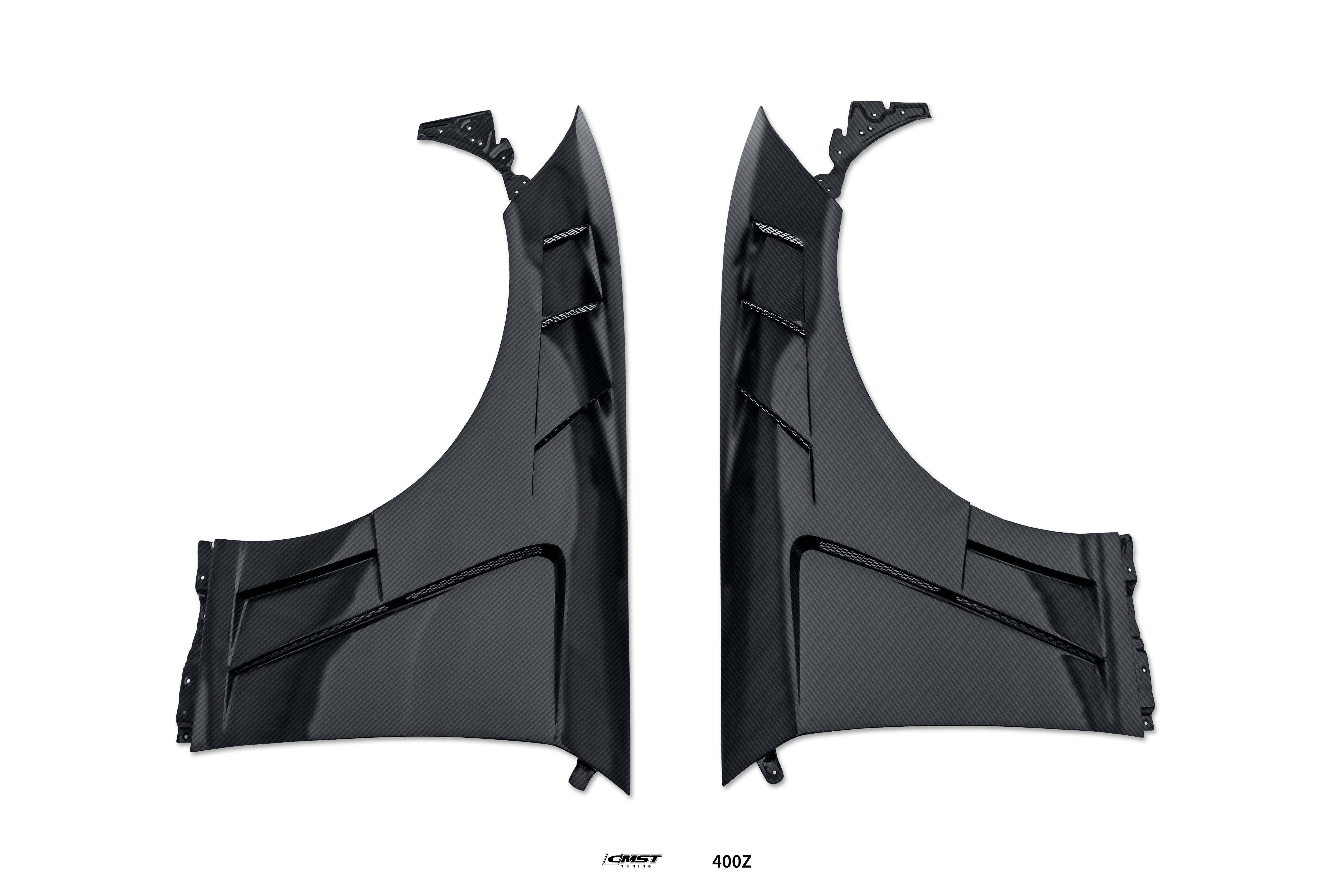 Nissan Z 400Z Nismo Proto Performance Sport RZ34 2023 2024 with Aftermarket Parts - Front Fenders Carbon Fiber / FRP from CMST Tuning