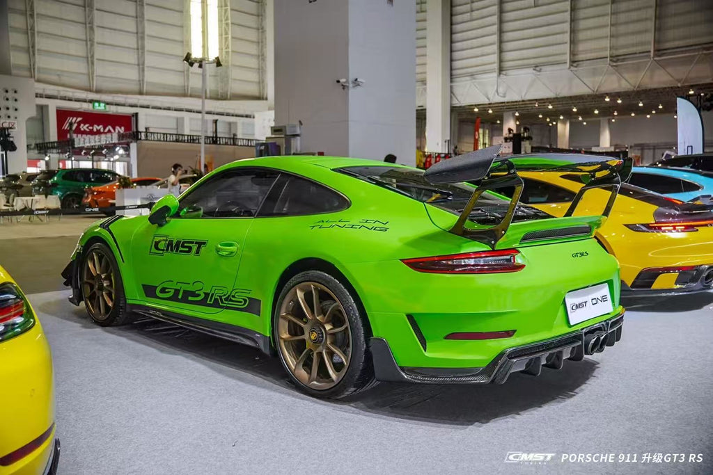 Porsche 991.2 911 GT3RS Aftermarket Parts CMST Tuning Rear Spoiler Side ...