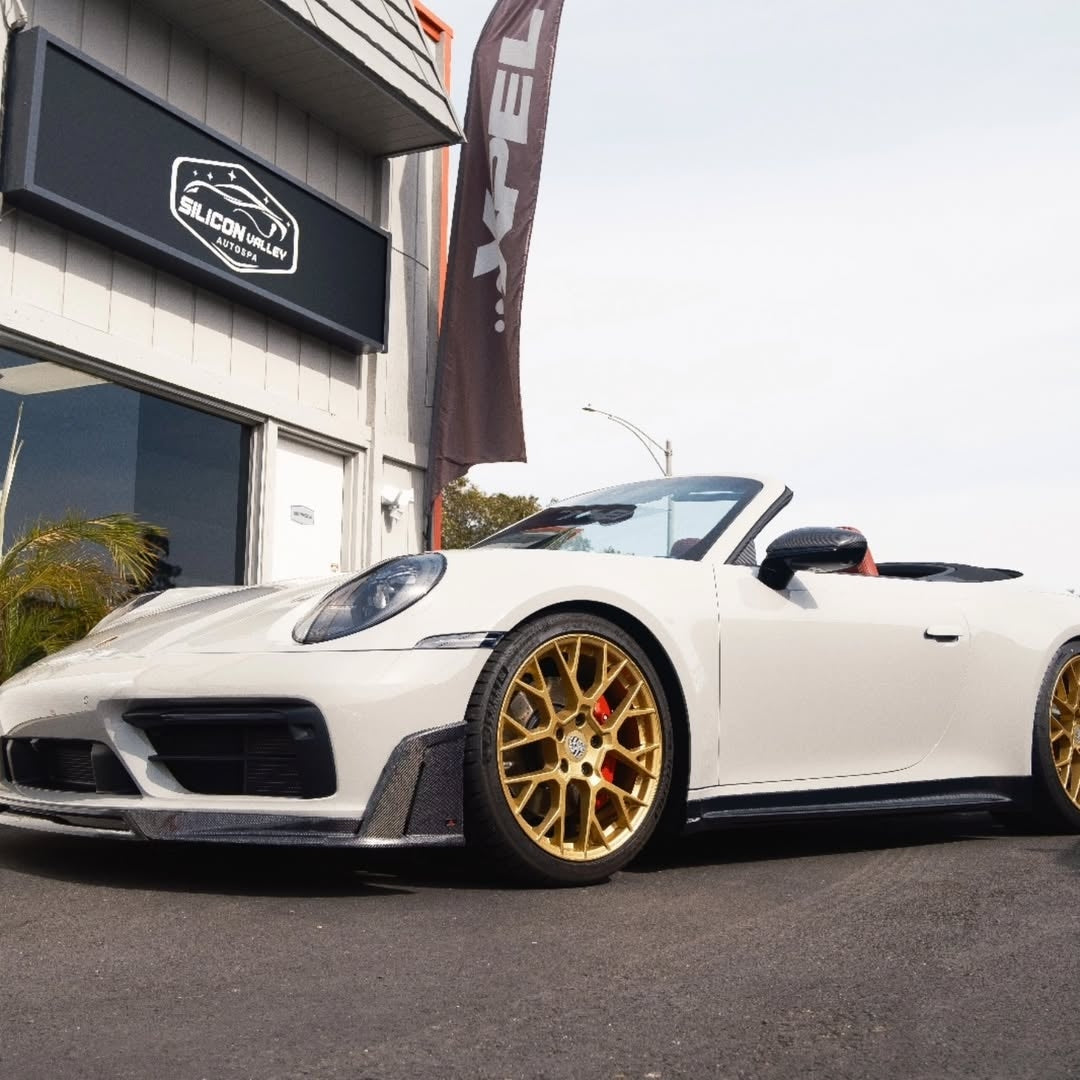 Porsche 911 992 992.1 Carrera Base/S/T/4/4S/Targa 4/Targa 4S/GTS 2020 2021 2022 2023 2024 & 911 992 992.2 Carerra Base/S/T/4/4S/Targa 4/Targa 4S/GTS 2025 with Aftermarket Parts - Carbon Fiber / FRP Side Skirts from CMST Tuning