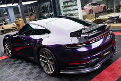Porsche 911 992 992.1 Carerra Base/S/T/4/4S/Targa 4/Targa 4S/GTS 2020-2024 with Aftermarket Parts - V1 Style Carbon Fiber & FRP Rear Spoiler from CMST Tuning