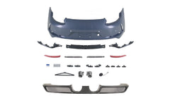 Porsche 991.1 Carrera Base/S/T 2012 2013 2014 2015 2016 (991.1 requires .2 taillights part number: PP18-002) & 991.2 Carrera Base/S/T 2017 2018 2019 with Aftermarket Parts – GT3 Conversion Style Rear Bumper & Diffuser Dry Pre-preg Carbon Fiber/PP Polypropylene/FRP from CMST Tuning