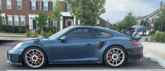 Porsche 991 991.1 911 Turbo/Turbo S/GT3RS 2012 2013 2014 2015 2016 & 991 991.2 911 Turbo/Turbo S/GT3RS/GT2RS 2017 2018 2019 with Aftermarket Parts - Side Skirts Carbon Fiber / FPR from CMST Tuning