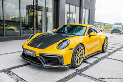 Porsche 992 992.1 Carerra Base/S/T/4/4S/Targa 4/Targa 4S/GTS (Sport Design Aerokit Package only) 2020 2021 2022 2023 2024 with Aftermarket Parts - Front Lip Carbon Fiber/FRP from CMST Tuning