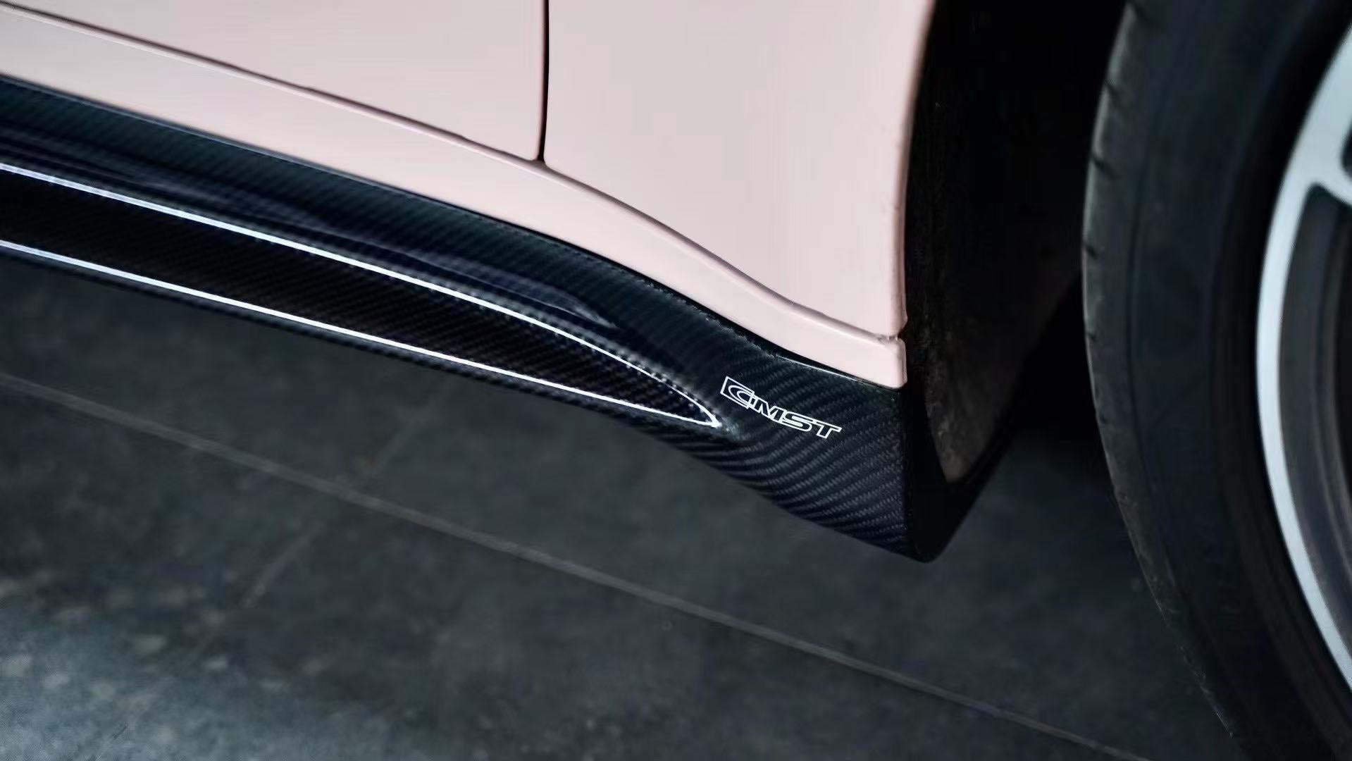 Porsche 911 992 992.1 Carrera Base/S/T/4/4S/Targa 4/Targa 4S/GTS 2020 2021 2022 2023 2024 & 911 992 992.2 Carerra Base/S/T/4/4S/Targa 4/Targa 4S/GTS 2025 with Aftermarket Parts - Carbon Fiber / FRP Side Skirts from CMST Tuning