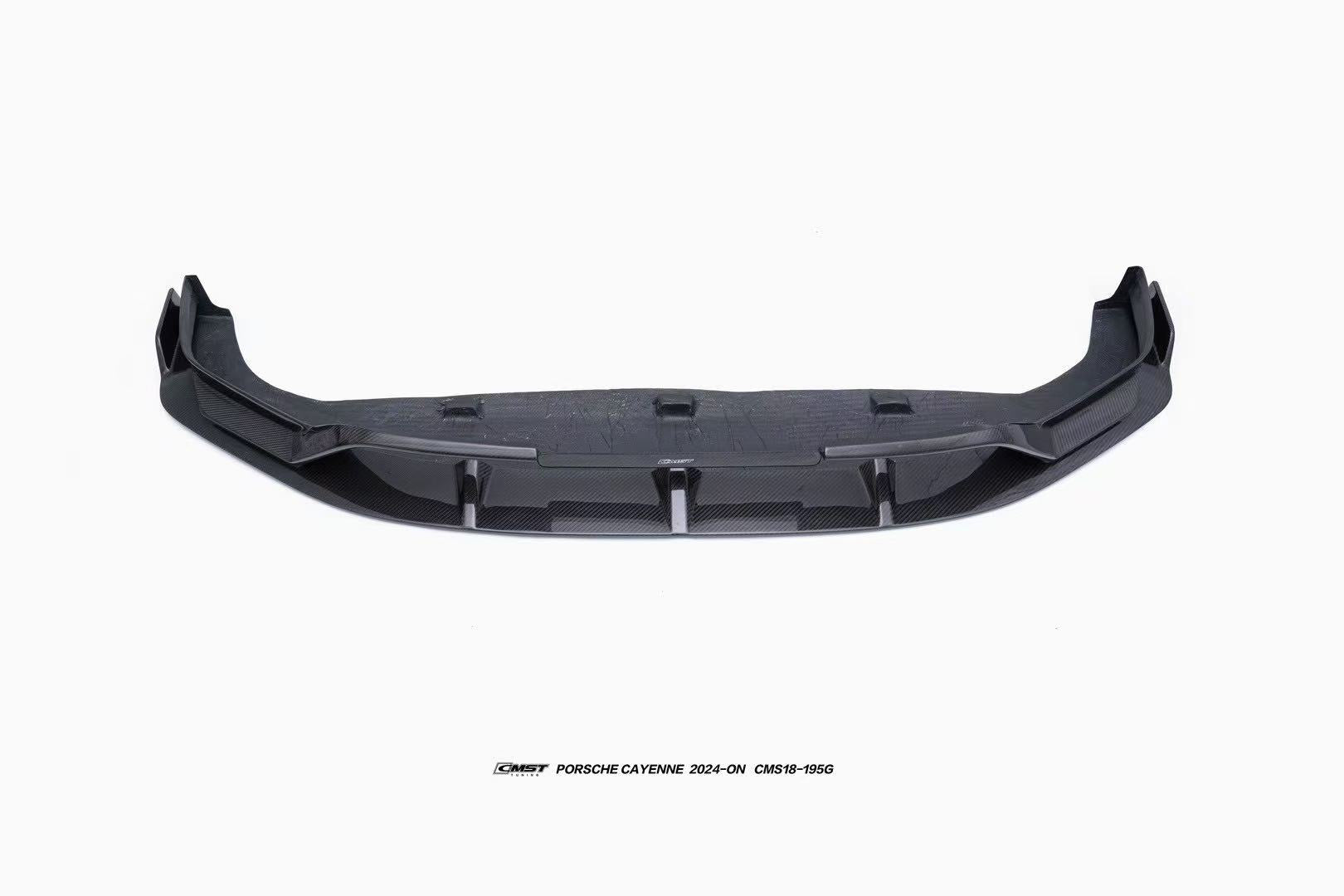 Porsche Cayenne 9Y0 9Y0.2 Base/S/AWD/E-Hybrid 2024-ON & Cayenne 9Y3 9Y3.2 Base/S 2024-ON with Aftermarket Parts -  Front Lip Carbon Fiber / FRP from CMST Tuning