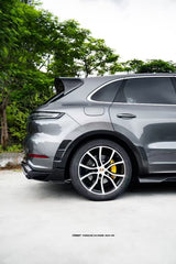 Porsche Cayenne 9Y0 9Y0.1 Base/S/GTS/Turbo/Turbo S 2019 2020 2021 2022 2023 & Cayenne 9Y0 9Y0.2 Base/S/AWD/E-Hybrid/GTS/Turbo/Turbo S 2024-ON & Cayenne 9Y3 9Y3.1 Base/S/GTS/Turbo/Turbo S/Turbo GT 2019 2020 2021 2022 2023 &amp; Cayenne 9Y3 9Y3.2 Base/S/AWD/E-Hybrid/GTS/Turbo/Turbo S/Turbo GT 2024-ON with Aftermarket Parts - Side Skirts Carbon Fiber / FRP from CMST Tuning