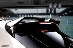 Porsche Macan 95B.1 Base/S/GTS/Sport Edition/Turbo 2016 2017 2018 & Macan 95B.2 Base/S/GTS/Turbo 2019 2020 2021 with Aftermarket Parts - Rear Roof Spoiler Carbon Fiber / FRP from CMST Tuning