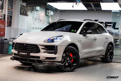 Porsche Macan 95B.1 Base/S/GTS/Sport Edition/Turbo 2015 2016 2017 2018 & Macan 95B.2 Base/S/GTS/Turbo 2019 2020 2021 with Aftermarket Parts - Side Skirts Carbon Fiber / FRP from CMST Tuning