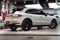 Porsche Macan 95B.1 Base/S/GTS/Sport Edition/Turbo 2016 2017 2018 & Macan 95B.2 Base/S/GTS/Turbo 2019 2020 2021 with Aftermarket Parts - Rear Roof Spoiler Carbon Fiber / FRP from CMST Tuning