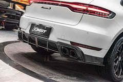 Porsche Macan 95B.1 Base/S/GTS/Sport Edition/Turbo 2015 2016 2017 2018 & Macan 95B.2 Base/S/GTS/Turbo 2019 2020 2021 with Aftermarket Parts - Rear Diffuser Carbon Fiber / FRP from CMST Tuning