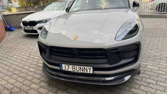 Porsche Macan 95B.3 Base/S/T/GTS/Turbo 2022-2025 with Aftermarket Parts - Front Lip Carbon Fiber / FRP from CMST Tuning