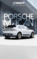 Porsche Macan 95B.3 Base/S/T 2022-2025 with Aftermarket Parts - Side Skirts Carbon Fiber / FRP from CMST Tuning