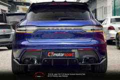 CMST Tuning Rear Diffuser for Porsche Macan 95B.3 Base S T GTS Turbo Carbon Fiber / FRP