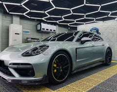 Porsche Panamera 971 971.1 RWD/Base/4/4S/GTS/Turbo/Turbo S 2017 2018 2019 2020 & Panamera 971 971.2 RWD/Base/4/4S/GTS/Turbo/Turbo S 2021 2022 2023 with Aftermarket Parts - Side Skirts Pre-preg Carbon Fiber / FRP from CMST Tuning