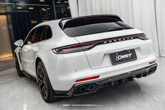 Porsche Panamera 971 971.1 RWD/Base/4/4S/GTS/Turbo/Turbo S 2017 2018 2019 2020 & Panamera 971 971.2 RWD/Base/4/4S/GTS/Turbo/Turbo S 2021 2022 2023 with Aftermarket Parts - V1 Rear Diffuser Pre-preg Carbon Fiber / Vacuumed Carbon Fiber / FRP from CMST Tuning