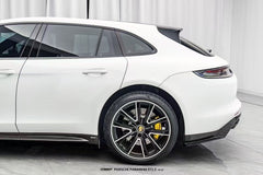 Porsche Panamera 971 971.1 RWD/Base/4/4S/GTS/Turbo/Turbo S 2017 2018 2019 2020 & Panamera 971 971.2 RWD/Base/4/4S/GTS/Turbo/Turbo S 2021 2022 2023 with Aftermarket Parts - V1 Rear Diffuser Pre-preg Carbon Fiber / Vacuumed Carbon Fiber / FRP from CMST Tuning