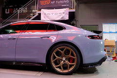 Porsche Panamera 971 971.1 RWD/Base/4/4S/GTS/Turbo/Turbo S 2017 2018 2019 2020 & Panamera 971 971.2 RWD/Base/4/4S/GTS/Turbo/Turbo S 2021 2022 2023 with Aftermarket Parts - Side Skirts Pre-preg Carbon Fiber / FRP from CMST Tuning