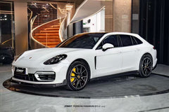 Porsche Panamera 971 971.2 RWD/Base/4/4S 2021-2023 with Aftermarket Parts - Pre-preg Carbon & FRP Front Lip from CMST Tuning