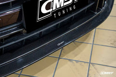 Porsche Panamera 976 Base 4 4S E-Hybird 2024 with Aftermarket Parts - Front Lip Pre-preg Carbon Fiber / FRP from CMST Tuning