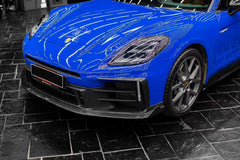  Porsche Panamera 976 Base 4 4S E-Hybird 2024 with Aftermarket Parts - Front Lip Pre-preg Carbon Fiber / FRP from CMST Tuning 