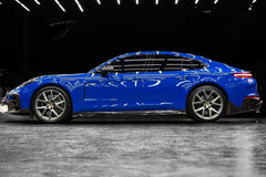Porsche Panamera 976 Base 4 4S E-Hybird GTS Turbo 2024 with Aftermarket Parts - Side Skirts Pre-preg Carbon Fiber / FRP from CMST Tuning
