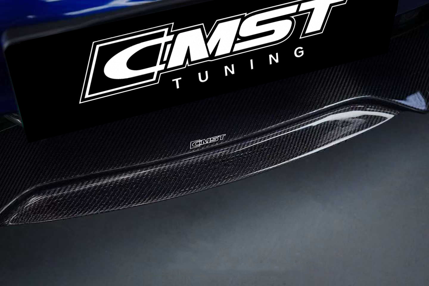 Porsche Taycan 9J1 Sedan/Cross Turismo RWD/4S/GTS 2020-2024 (RWD/4S/GTS trims will require Sport Design Package)with Aftermarket Parts -Carbon Fiber & FRP Front Lip from CMST Tuning